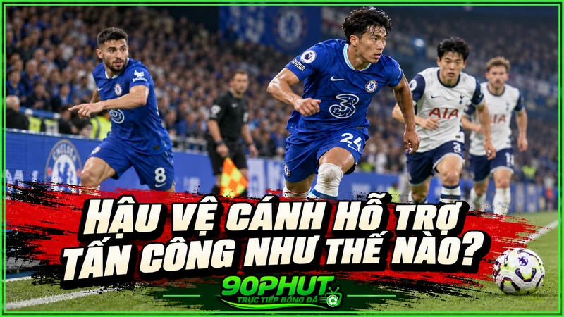 Hậu vệ cánh hỗ trợ tấn công như thế nào Hậu vệ cánh hỗ trợ tấn công như thế nào
