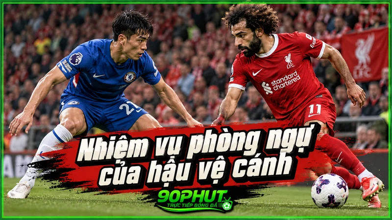 Nhiệm vụ phòng ngự của hậu vệ cánh Nhiệm vụ phòng ngự của hậu vệ cánh